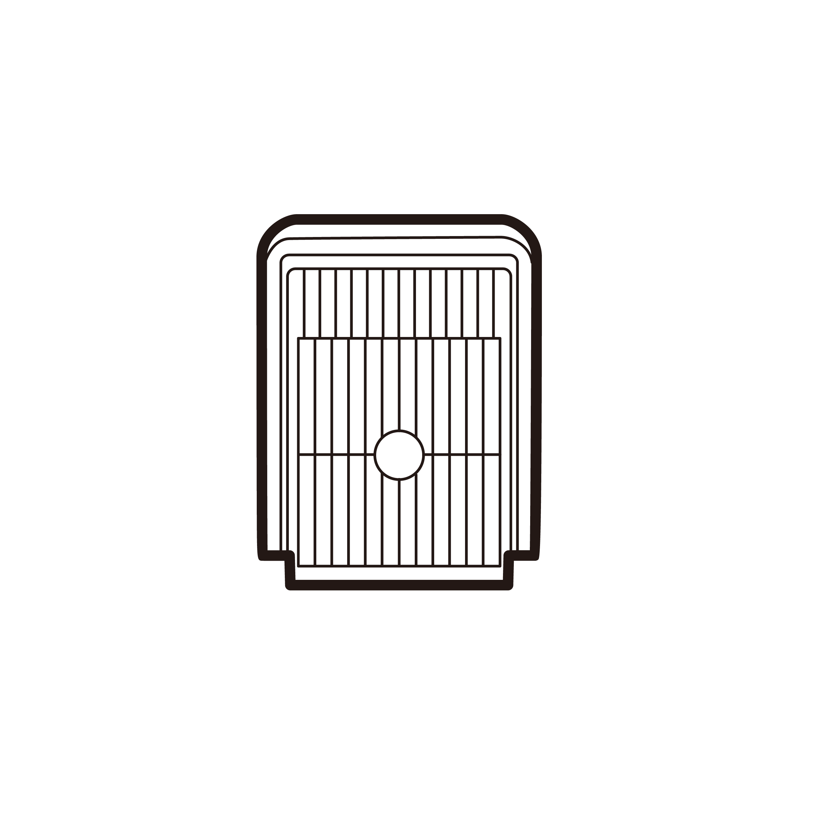 洗地機(jī)器人污水箱HEPA過(guò)濾網(wǎng)組件